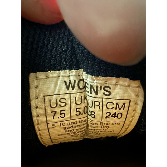 5.10 Approach Shoes Low Top Stealth Rubber Hiking Climbing Brown Women's 7.5 - Picture 7 of 9